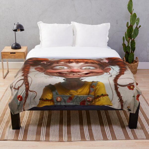 Item preview, Whimsical Wonders: Girl with a Grand Grin designed and sold by Paintit-black.