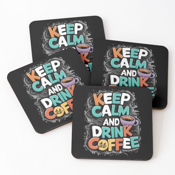 Item preview, Keep Calm and drink coffee designed and sold by 123ks.