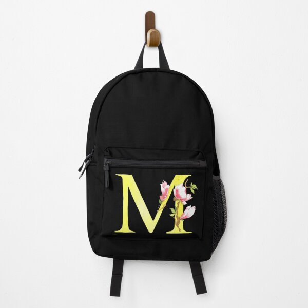 Item preview, Monogram M with Floral Magnolia designed and sold by Cobalt Blue Watercolors.