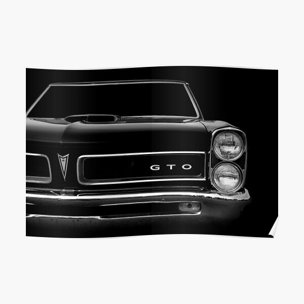 1965 Pontiac GTO - black Poster