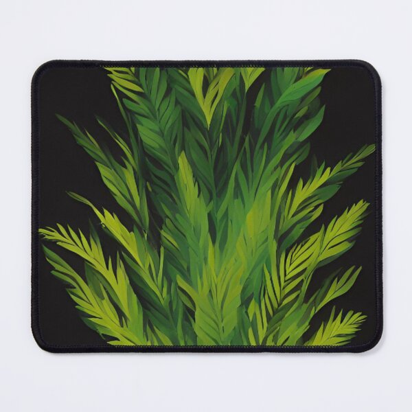 Item preview, green leafy plant in black background designed and sold by optimusprime39.