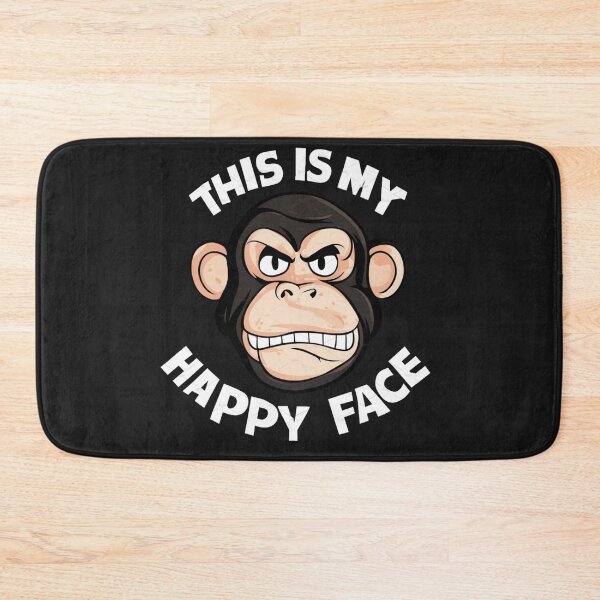 Item preview, grumpy monkey - this is my happy face designed and sold by 123ks.