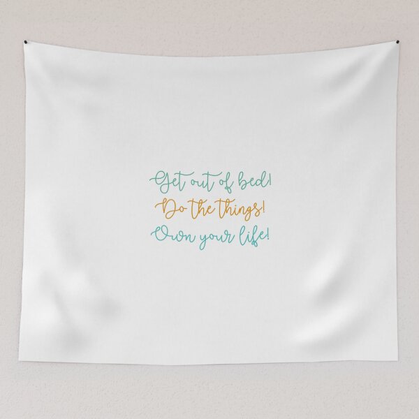 Item preview, Get Out of Bed Own Your Life designed and sold by Libby :).