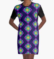Circles and squares....fractal art. Graphic T-Shirt Dress