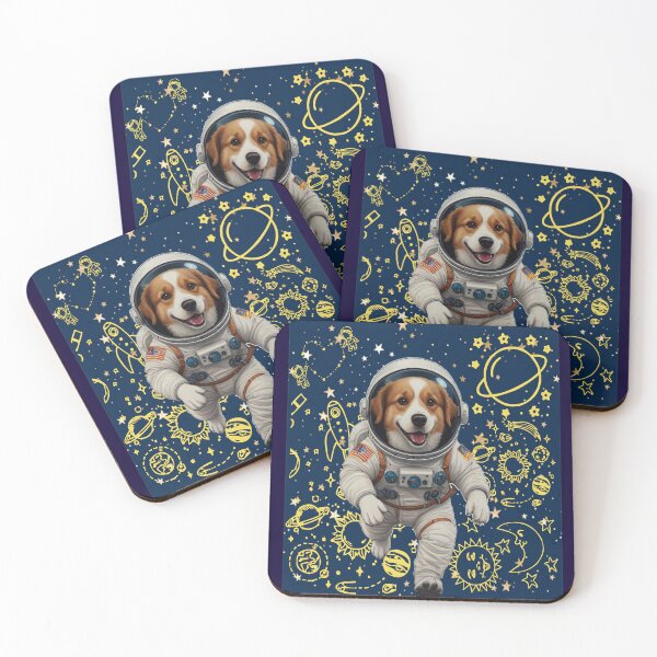 Item preview, Astronaut Cute Dog designed and sold by Mukenan.
