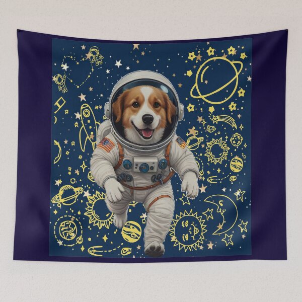 Item preview, Astronaut Cute Dog designed and sold by Mukenan.