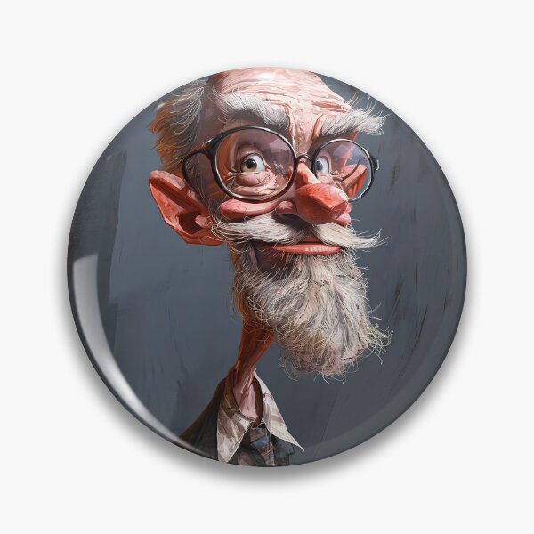 Item preview, Scholarly Quirks: The Wise Whiskered Professor designed and sold by Paintit-black.