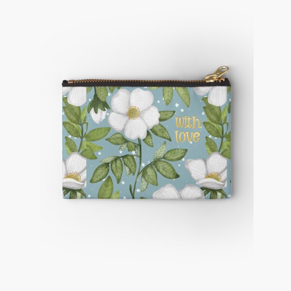 Item preview, With love white flowers designed and sold by pinkyfish1010.