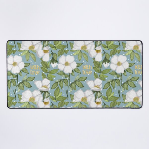 Item preview, With love white flowers designed and sold by pinkyfish1010.