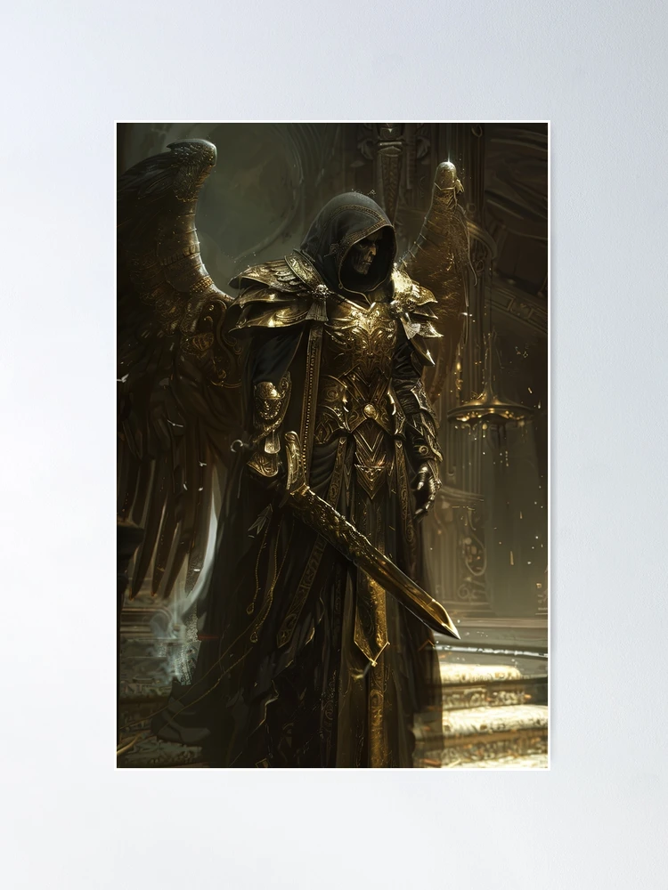 Archangel Azrael with Sword