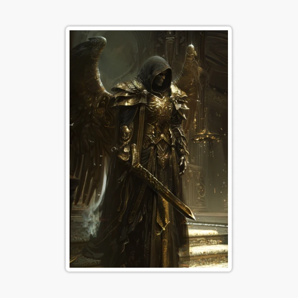 Archangel Azrael with Sword