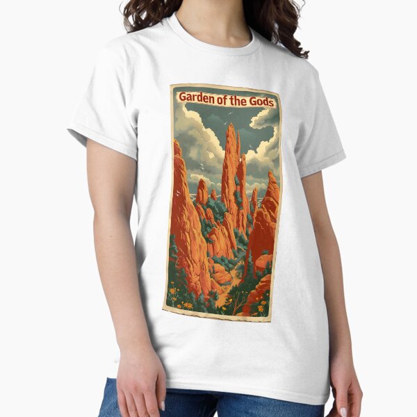 Aperçu de l'œuvre Poster affiche vintage retro voyage - Garden of the Gods, Colorado créée et vendue par Kynaios.