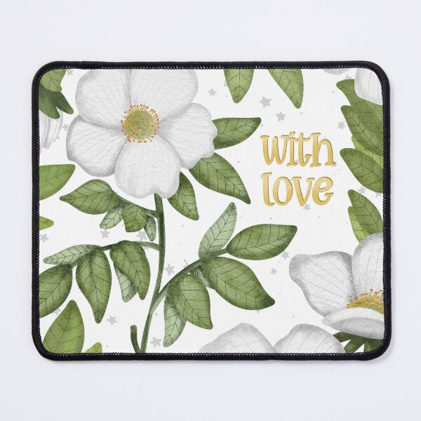 Item preview, With love with white flower designed and sold by pinkyfish1010.