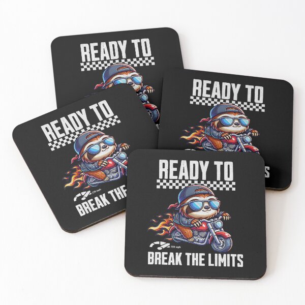 Item preview, Break The Limits Sloth Motorcycle designed and sold by RockBeeDesigns.