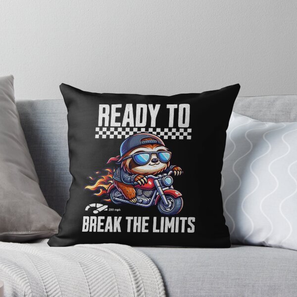 Item preview, Break The Limits Sloth Motorcycle designed and sold by RockBeeDesigns.