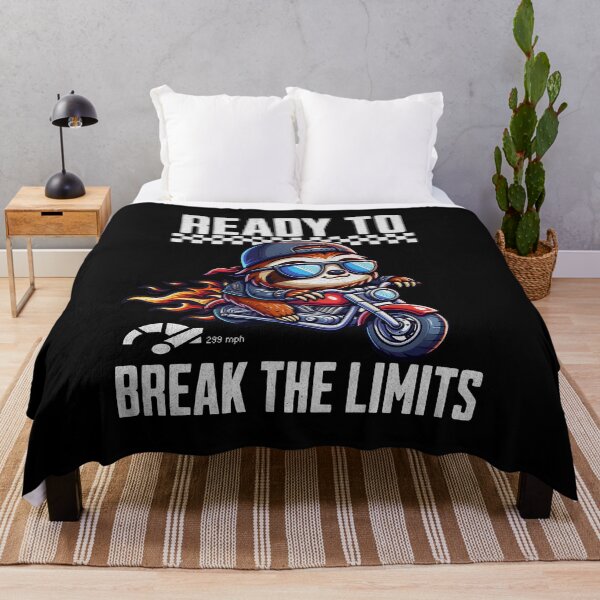 Item preview, Break The Limits Sloth Motorcycle designed and sold by RockBeeDesigns.