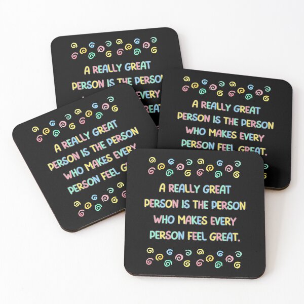 Item preview, A Really Great Person Is The Person Who Makes Every Person Feel Great. GK Chesterton Quote designed and sold by Rebel-Design.