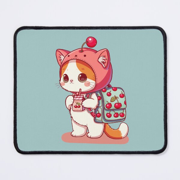 Item preview, CherryJuice Kitty designed and sold by KilkennyCat Art.