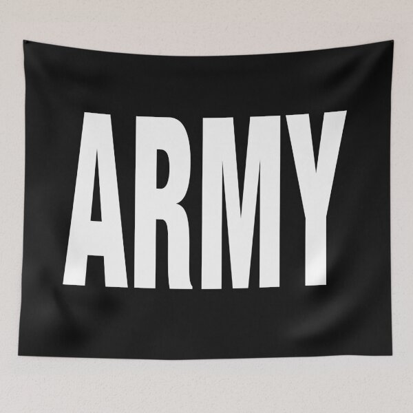 Item preview, ARMY T-Shirt Front Back Print Mens Tee Staff Event Uniform Bouncer Screen Printed designed and sold by Espin23.
