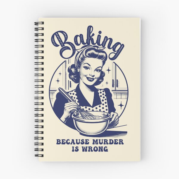Item preview, Baking Because Murder Is Wrong designed and sold by nameonshirt.