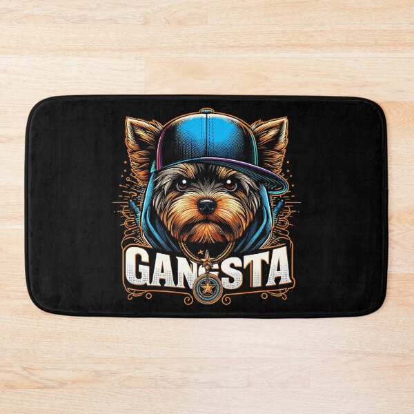 Item preview, Yorkshire Terrier Gangsta Gangster Dog Gift designed and sold by Pineapple-Tree.