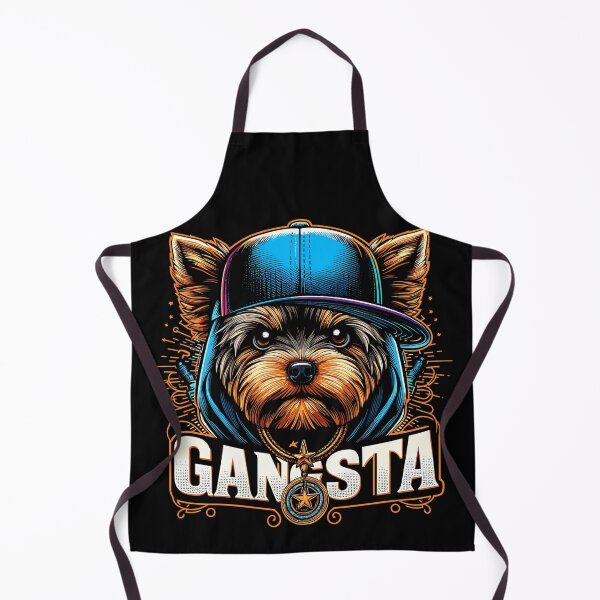 Item preview, Yorkshire Terrier Gangsta Gangster Dog Gift designed and sold by Pineapple-Tree.