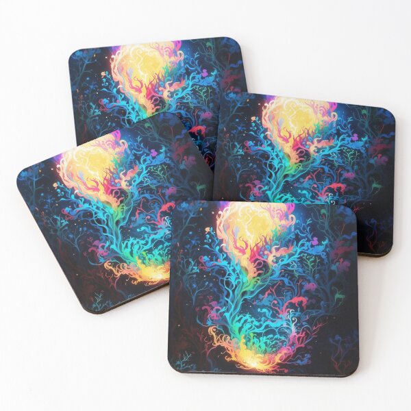 Item preview, Luminescent Bloom Radiant Life Amidst the Dark Ocean Depths designed and sold by ArtComixHaven.