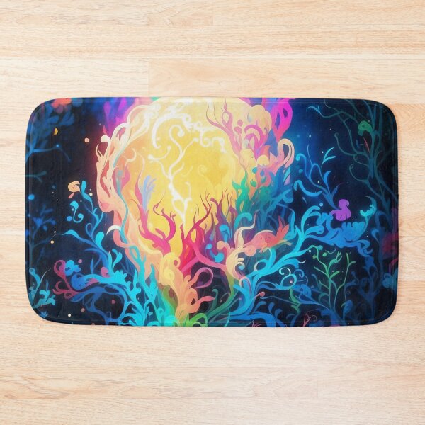 Item preview, Luminescent Bloom Radiant Life Amidst the Dark Ocean Depths designed and sold by ArtComixHaven.