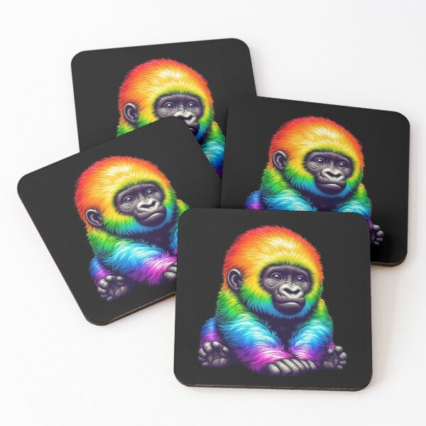 Item preview, Gorilla Baby Colorful  designed and sold by EvelinZ.