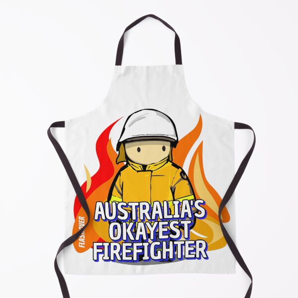 Artikelvorschau, Australiens okayster Feuerwehrmann – Großes Design – Ländlich – Männlich – Weißer Helm entworfen und verkauft von Flashover.