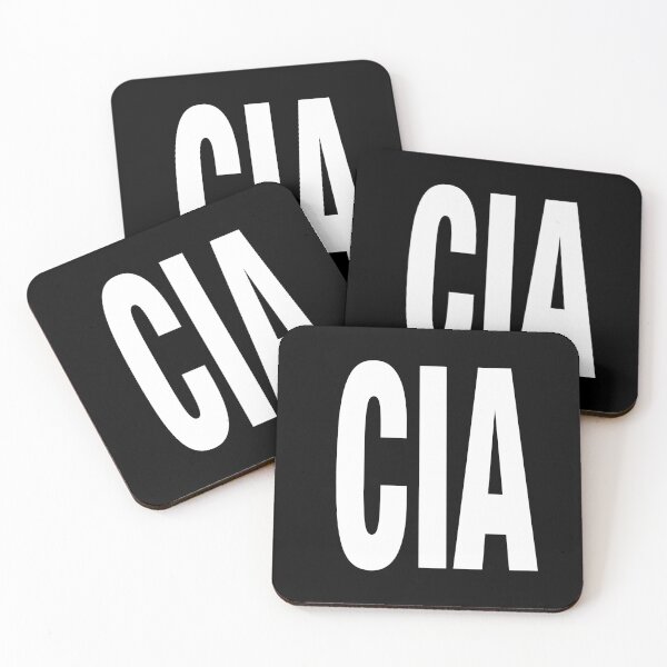 Item preview, CIA T-Shirt Front Back Print Mens Tee Staff Event Uniform Bouncer Screen Printed designed and sold by Espin23.