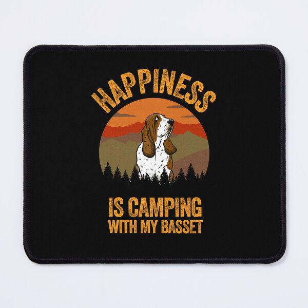 Item preview, Country Happiness Is Camping With My Basset Hound designed and sold by Guarddogdrive.