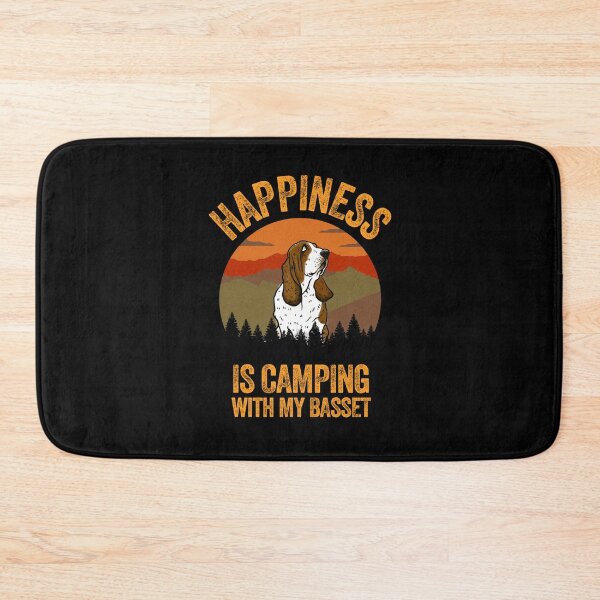 Item preview, Country Happiness Is Camping With My Basset Hound designed and sold by Guarddogdrive.