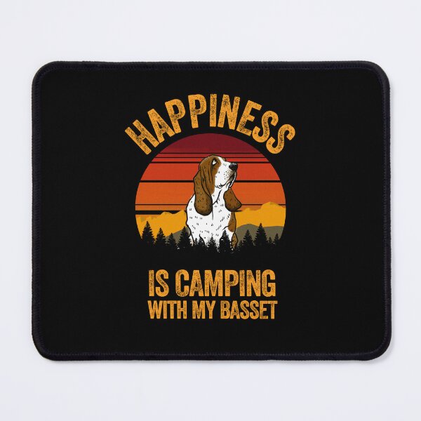 Item preview, Country Happiness Is Camping With My Basset Hound designed and sold by Guarddogdrive.