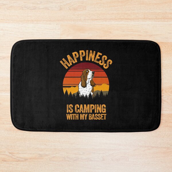 Item preview, Country Happiness Is Camping With My Basset Hound designed and sold by Guarddogdrive.