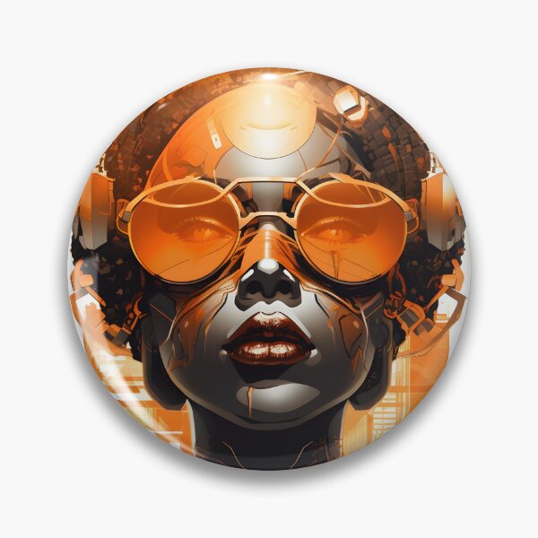 Item preview, Afrofuturistic Art Cyborg African Woman designed and sold by SHADOWNB69.