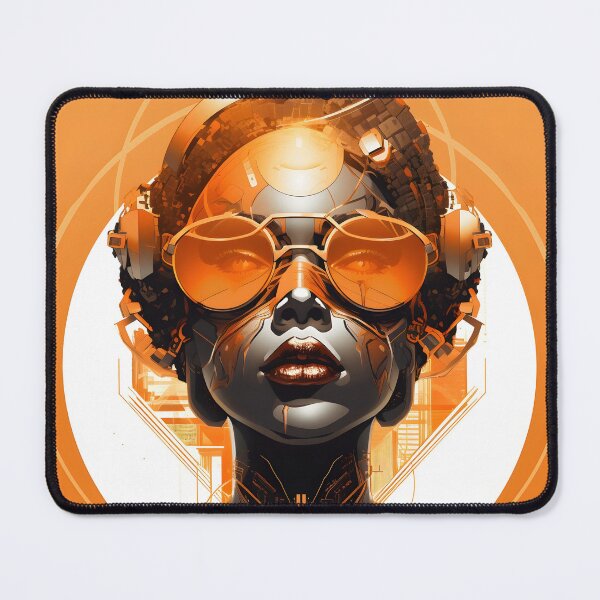 Item preview, Afrofuturistic Art Cyborg African Woman designed and sold by SHADOWNB69.