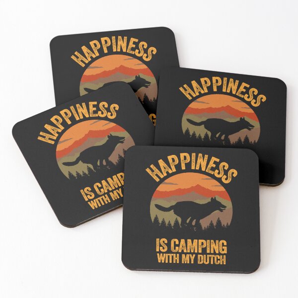 Item preview, Country Happiness Is Camping With My Dutch Shepherd designed and sold by Guarddogdrive.