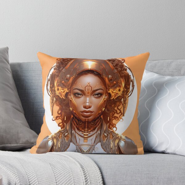 Item preview, Afrofuturistic Art Cyborg African Woman designed and sold by SHADOWNB69.