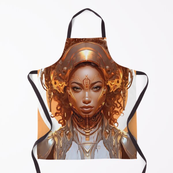 Item preview, Afrofuturistic Art Cyborg African Woman designed and sold by SHADOWNB69.