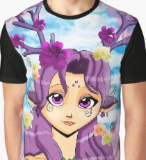 Spring Nymph Violet Graphic T-Shirt