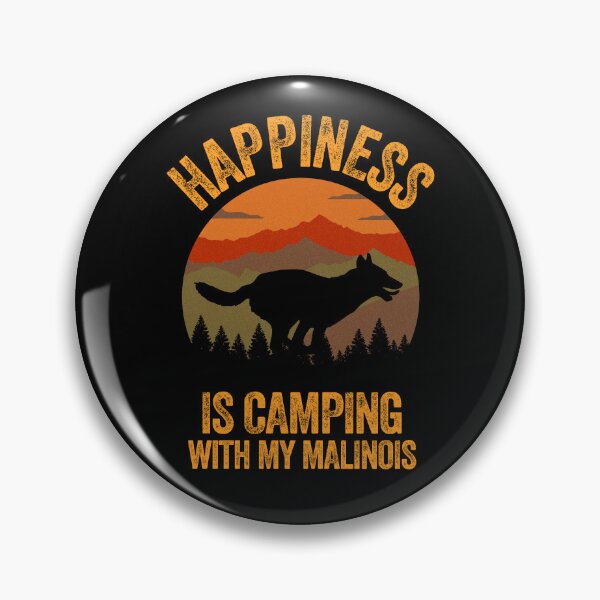 Item preview, Country Happiness Is Camping With My Belgian Malinois designed and sold by Guarddogdrive.