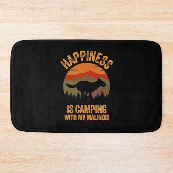 Item preview, Country Happiness Is Camping With My Belgian Malinois designed and sold by Guarddogdrive.