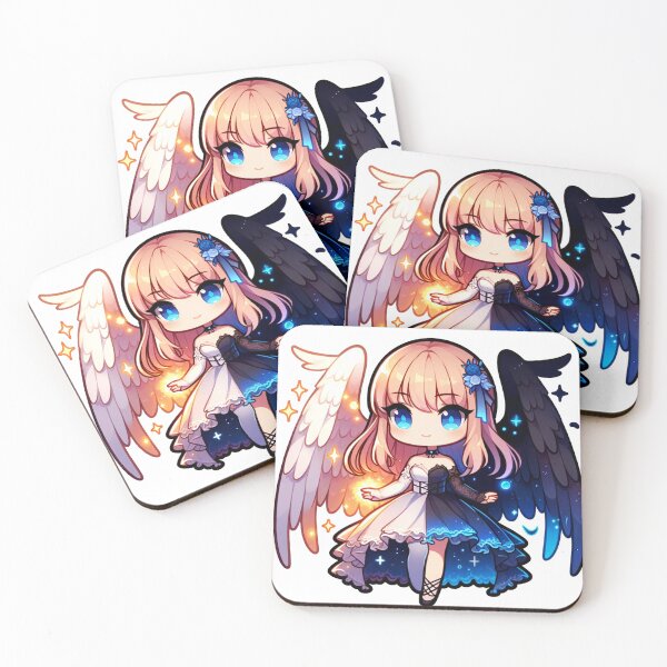 Item preview, Twilight Seraph: Chibi Angel of Duality designed and sold by TarotDigital.