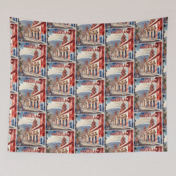 Item preview, Pahuatlan Puebla Mexico Vintage Travel Tourism designed and sold by TravelersGems.