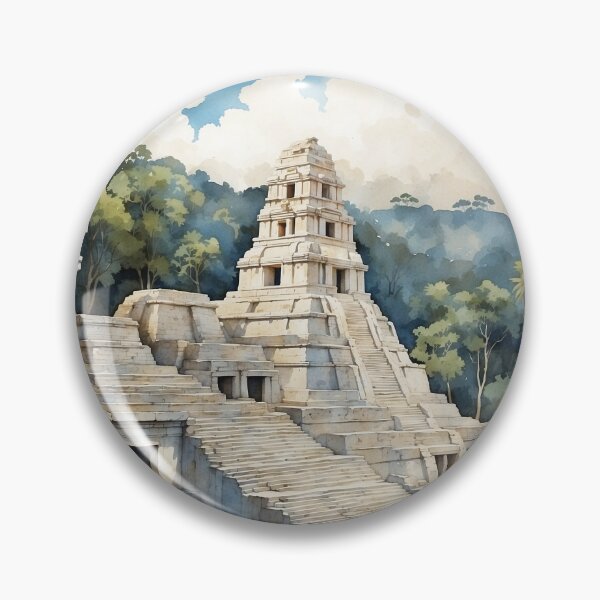 Item preview, Palenque Chiapas Mexico Vintage Travel Tourism designed and sold by TravelersGems.