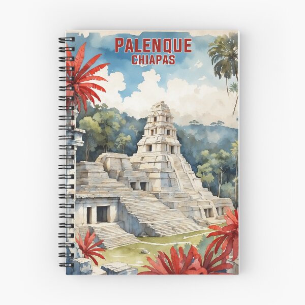 Item preview, Palenque Chiapas Mexico Vintage Travel Tourism designed and sold by TravelersGems.