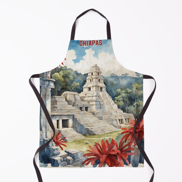 Item preview, Palenque Chiapas Mexico Vintage Travel Tourism designed and sold by TravelersGems.