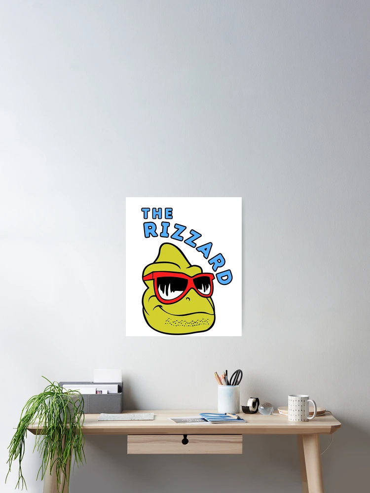 Thumbnail 2 of 3, Poster, The Rizzard Gyatt Rizz Lizzard Rizz designed and sold by gillys.