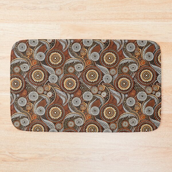 Item preview, Bigambul Native Australian Dot Art Floral Pattern designed and sold by MimsTees.